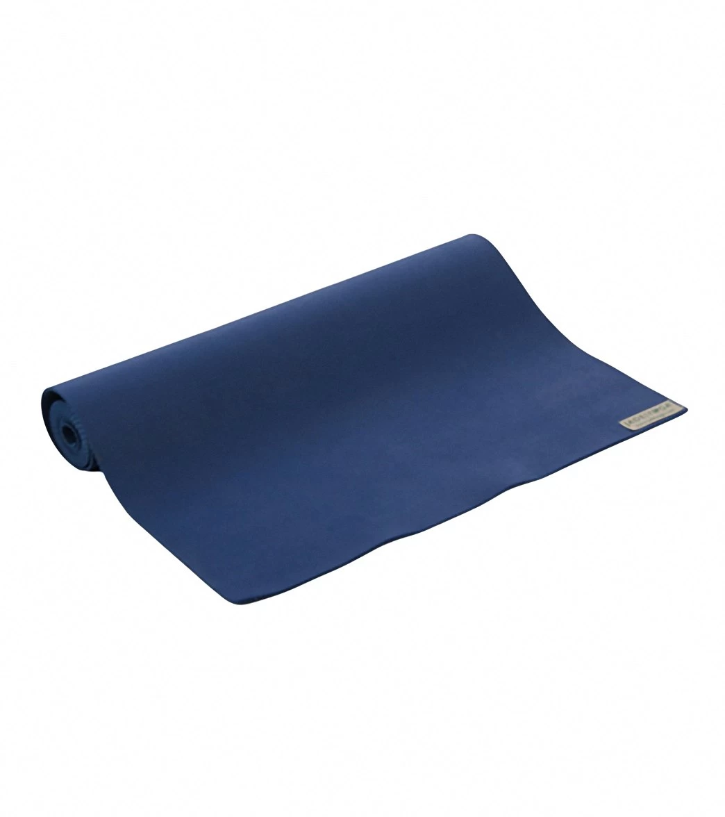 Jade Yoga Travel Long Natural Rubber Yoga Mat 74" 3mm Midnight Blue - Image 3