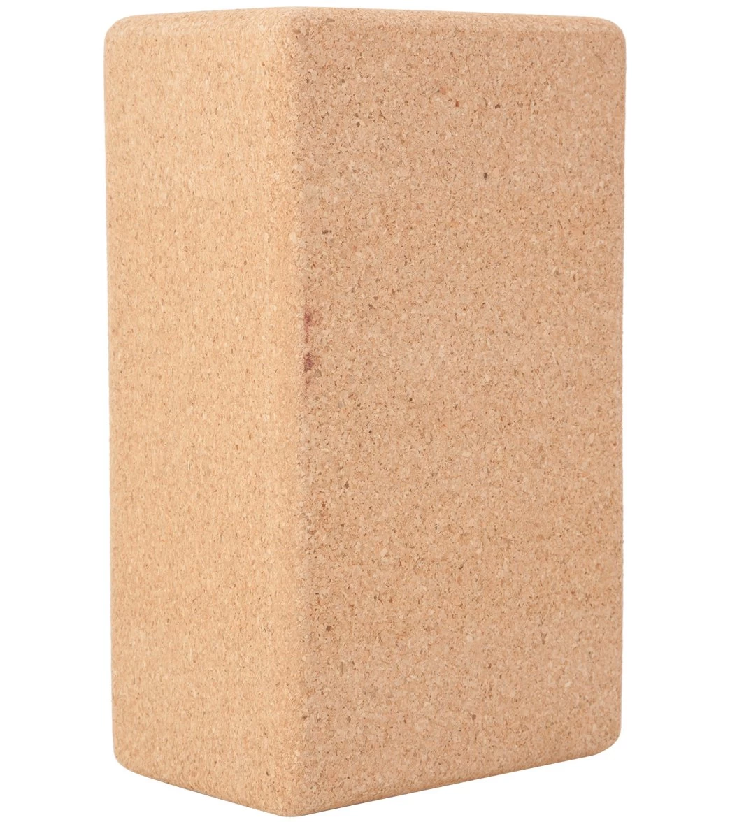 Hugger Mugger Cork Yoga Block 3.5 Inch