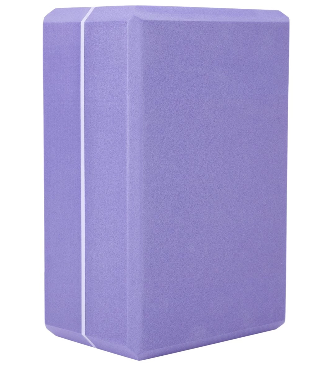 Hugger Mugger 4" Foam Yoga Block Purple - Image 2
