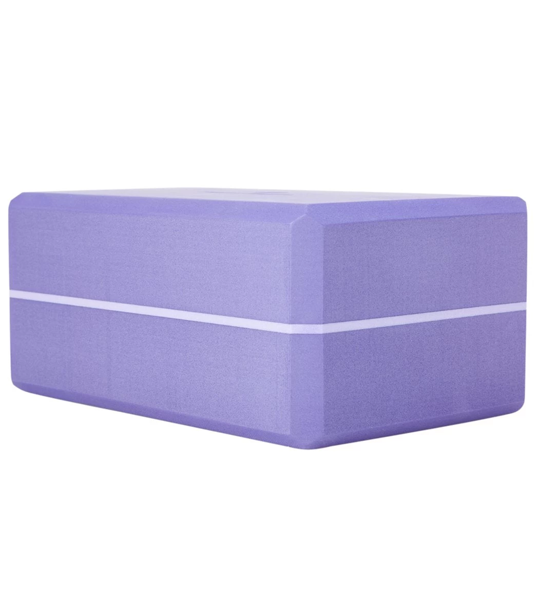 Hugger Mugger 4" Foam Yoga Block Purple - Image 4