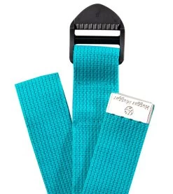 Hugger Mugger 6' Cotton Cinch Yoga Strap Teal