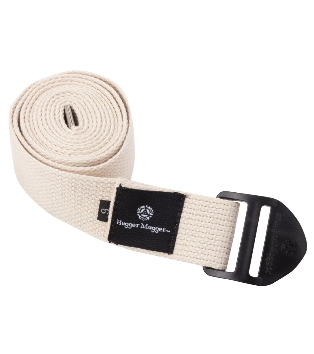 Hugger Mugger 6' Cotton Cinch Yoga Strap Natural - Image 2