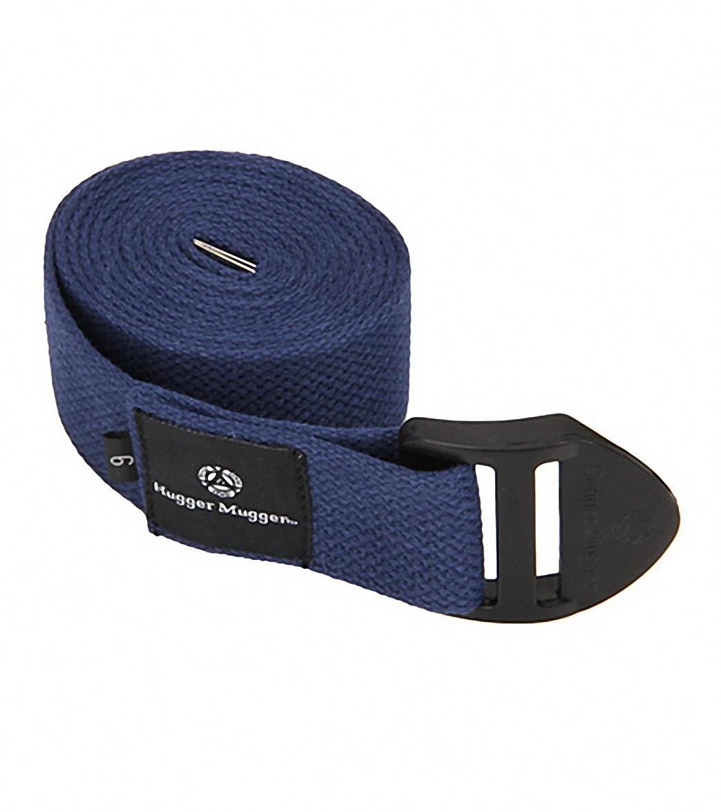 Hugger Mugger 6' Cotton Cinch Yoga Strap Navy - Image 2