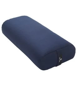 Hugger Mugger Standard Solid Yoga Bolster Blue