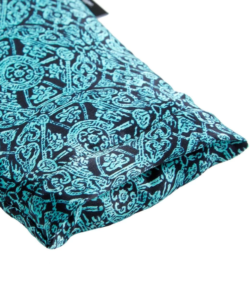 Hugger Mugger Silk Yoga Eye Pillow - Beads Boho Teal - Image 2