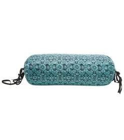 Hugger Mugger Silk Yoga Neck Pillow Boho Teal