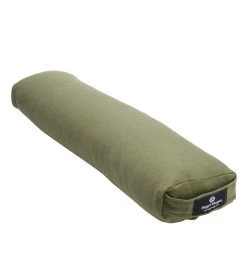 Hugger Mugger Pranayama Solid Yoga Bolster Olive