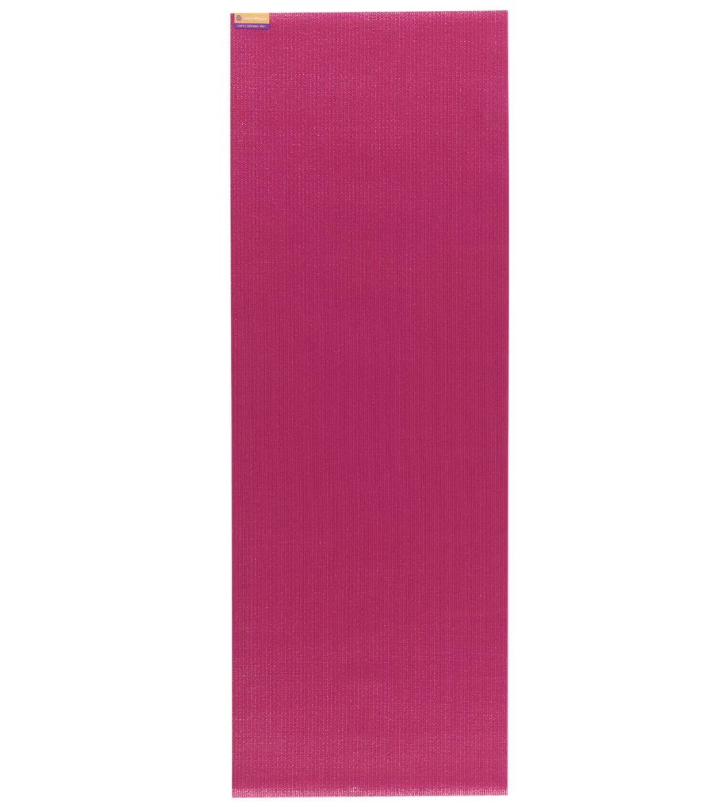 Hugger Mugger Tapas Original Yoga Mat 68" 3mm Raspberry
