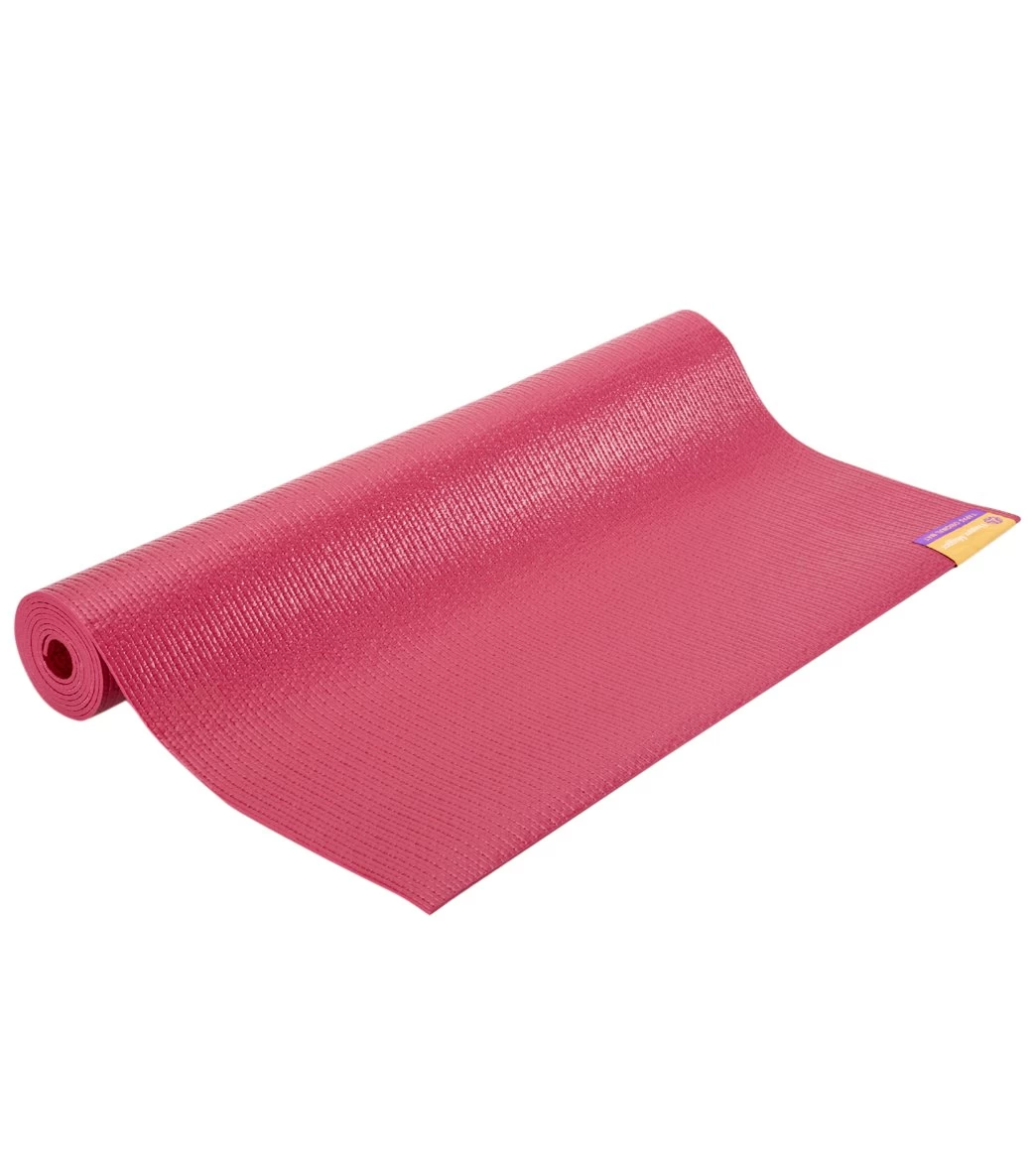 Hugger Mugger Tapas Original Yoga Mat 68" 3mm Raspberry - Image 5