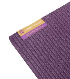 Hugger Mugger Tapas Ultra Yoga Mat 68" 6mm Extra Thick Eggplant