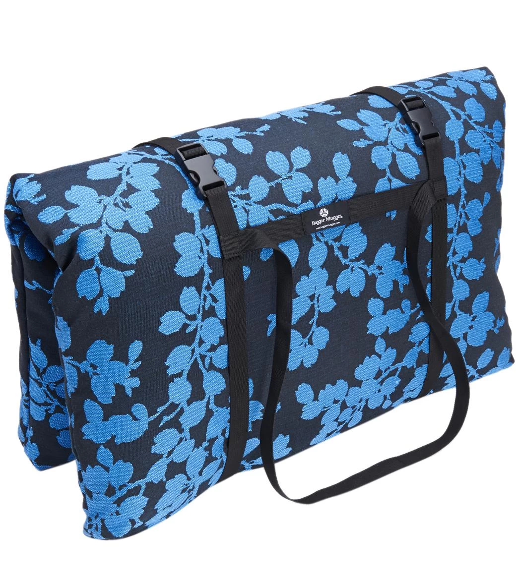 Hugger Mugger Zabuton Printed Yoga Mediation Cushion Midnight Vine - Image 4
