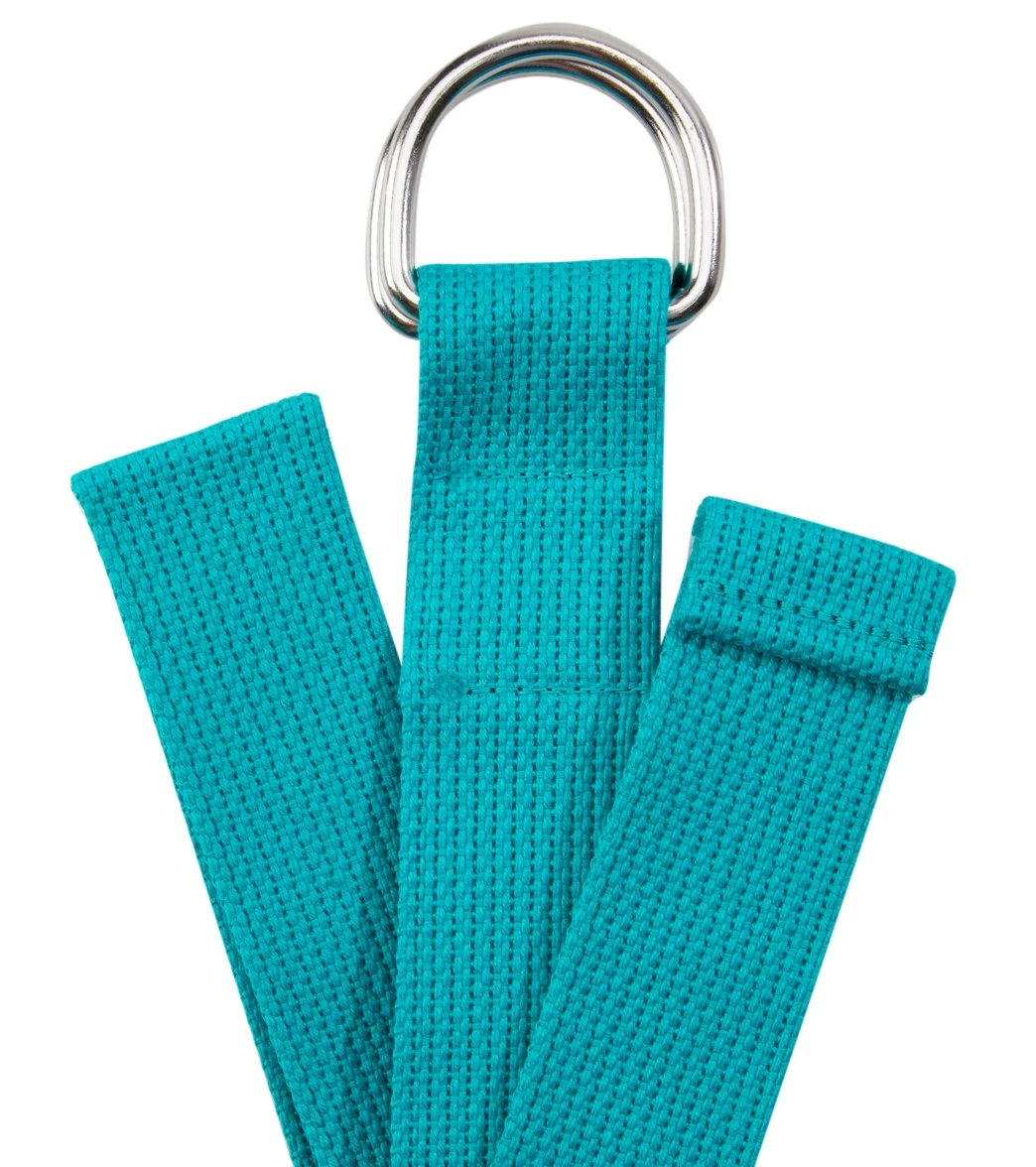 Hugger Mugger D-Ring Cotton Strap 8' Teal