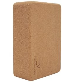 Everyday Yoga Cork Yoga Block 3 Inch Natural
