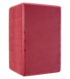 Everyday Yoga 5 Inch Foam Yoga Block Merlot