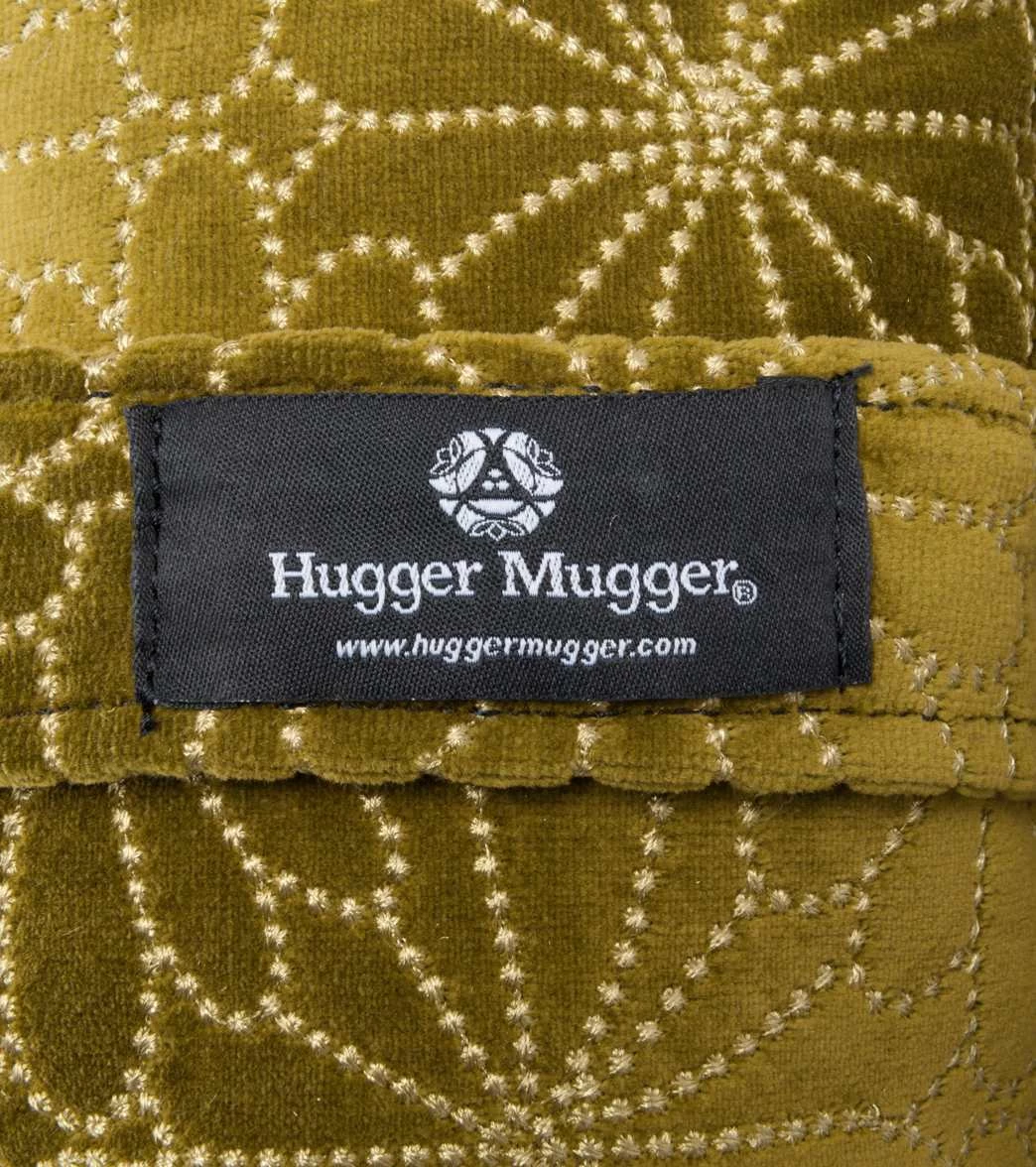 Hugger Mugger Zafu Printed Yoga Meditation Cushion Retro Olive - Image 3