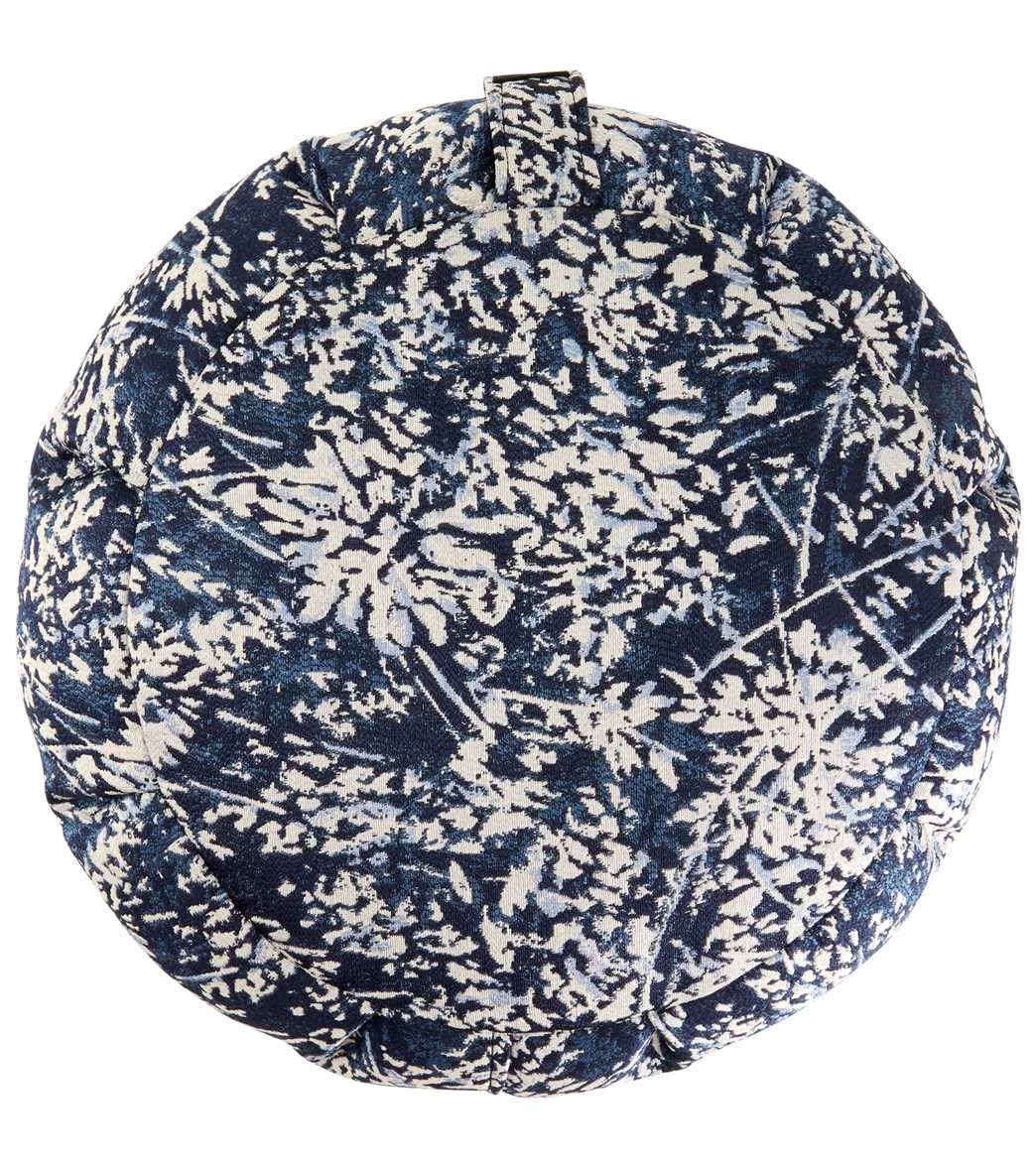 Hugger Mugger Zafu Printed Yoga Meditation Cushion Midnight Flurry - Image 2