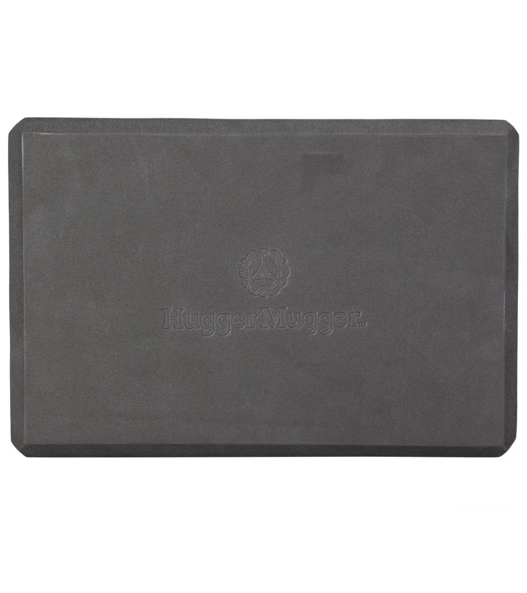 Hugger Mugger Recycled 4" Foam Yoga Block Black - Image 2