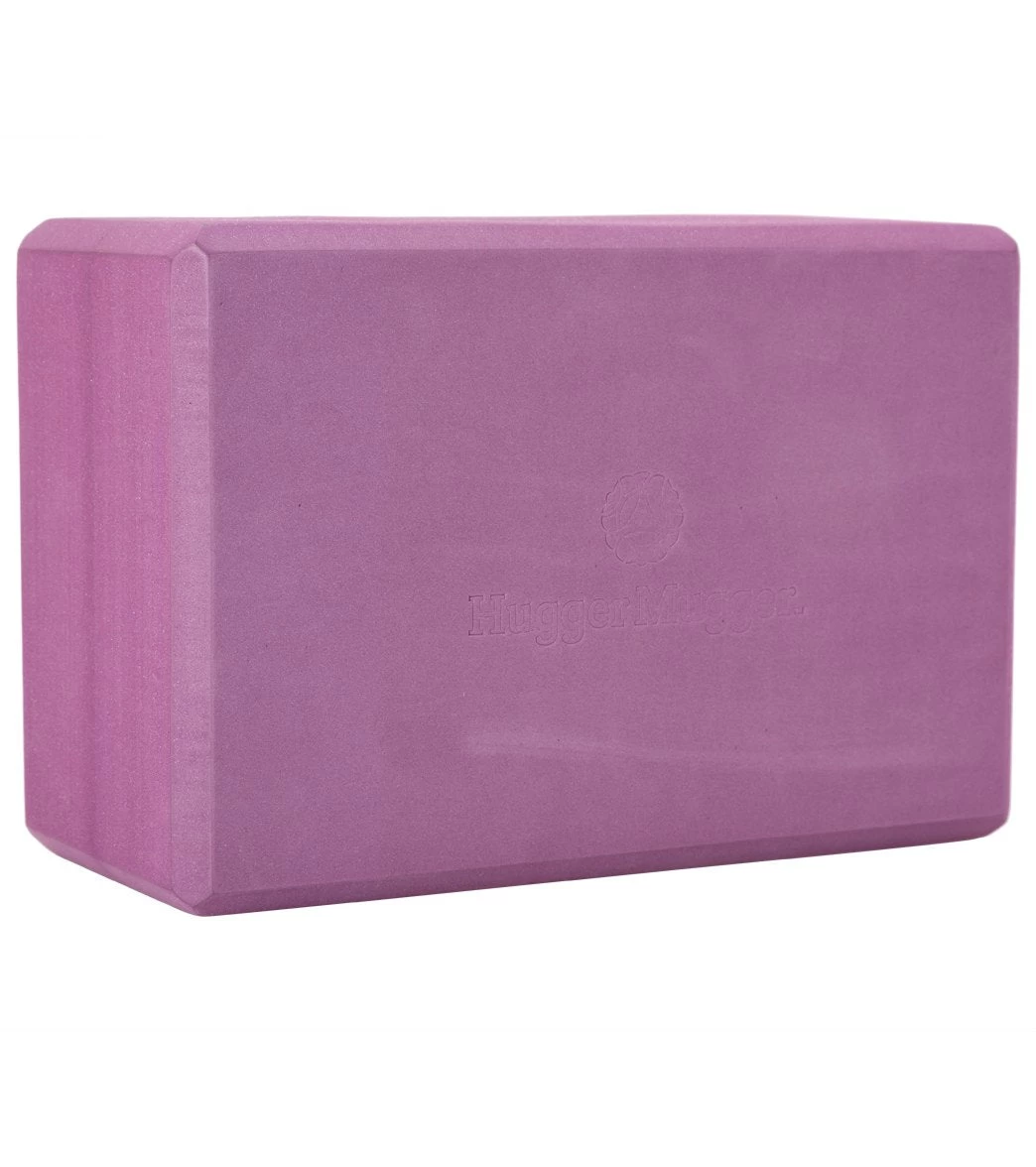 Hugger Mugger Recycled 4" Foam Yoga Block Orchid - Image 4