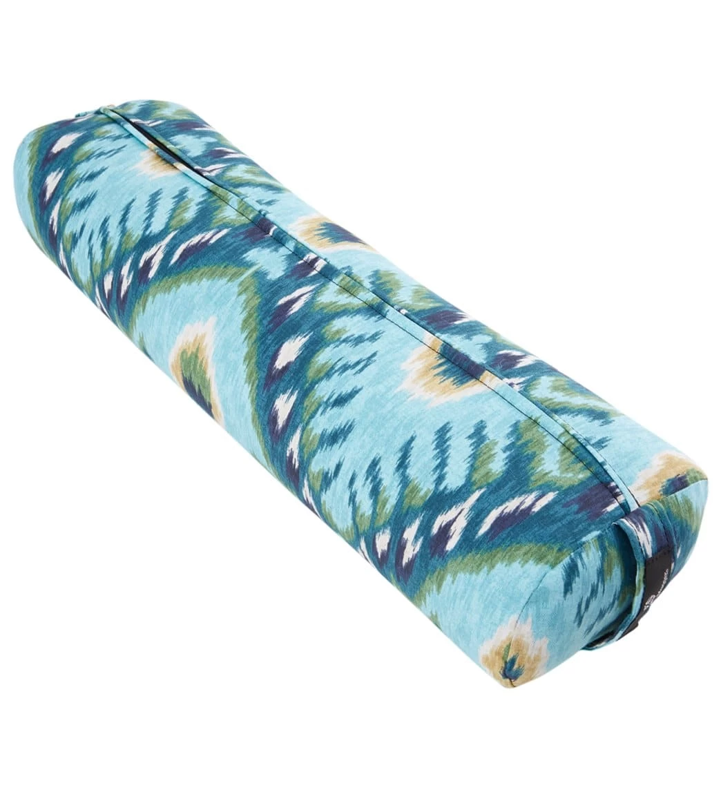Hugger Mugger Junior Printed Yoga Bolster Indigo Ikat