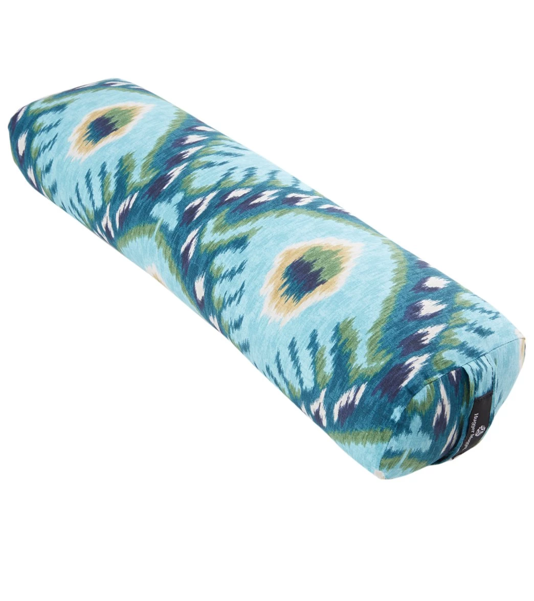 Hugger Mugger Junior Printed Yoga Bolster Indigo Ikat - Image 4