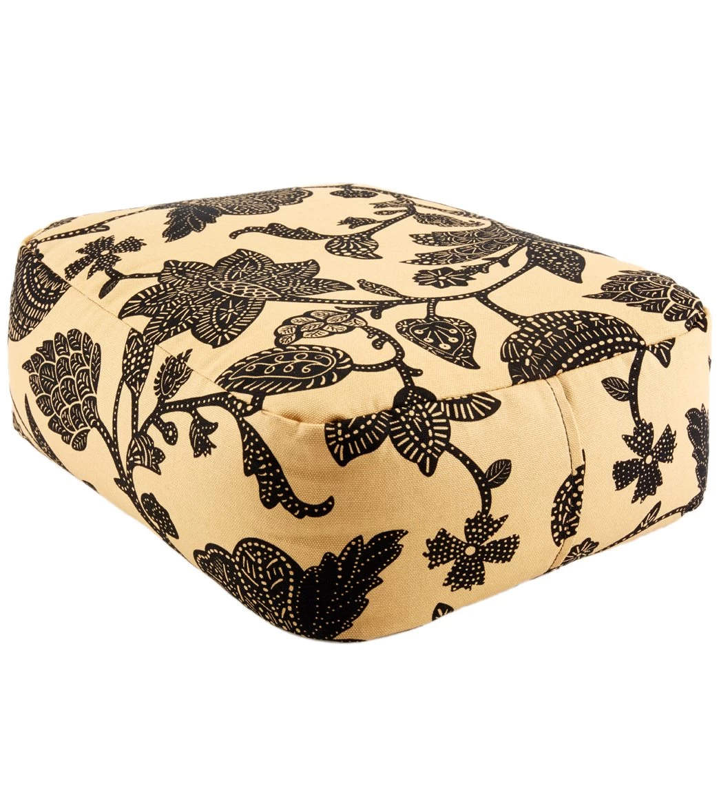 Hugger Mugger Zen Printed Yoga Meditation Cushion Carmel Lotus