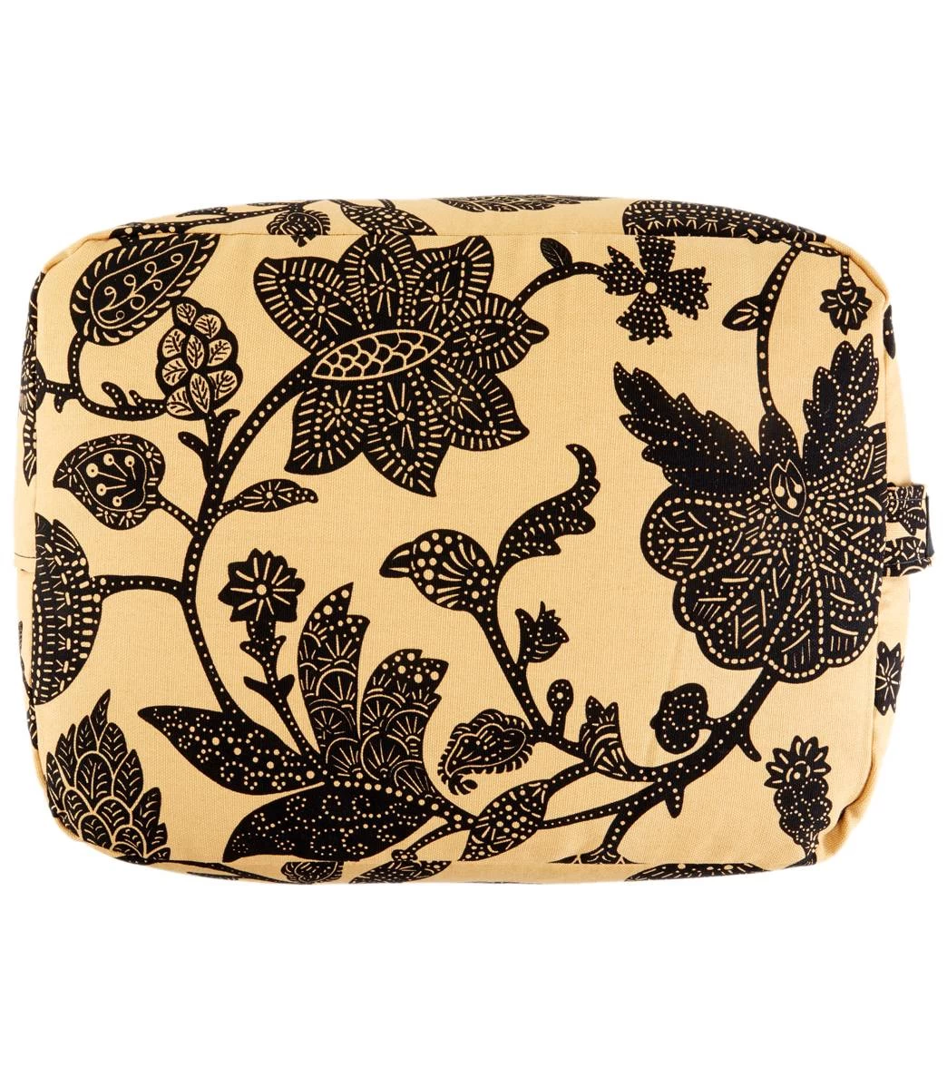 Hugger Mugger Zen Printed Yoga Meditation Cushion Carmel Lotus - Image 2