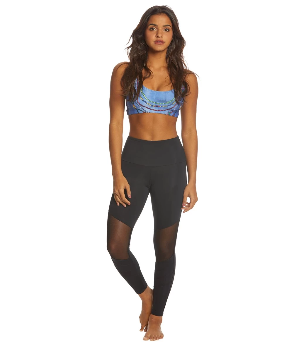 Onzie Graphic Elastic Yoga Sports Bra Santaria - Image 3