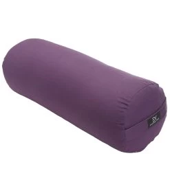 Everyday Yoga High Impact Cotton Round Yoga Bolster Plum