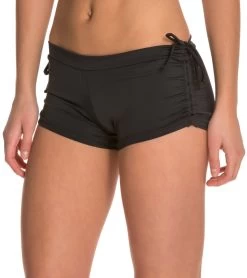 Onzie Side String Yoga Shorts Black