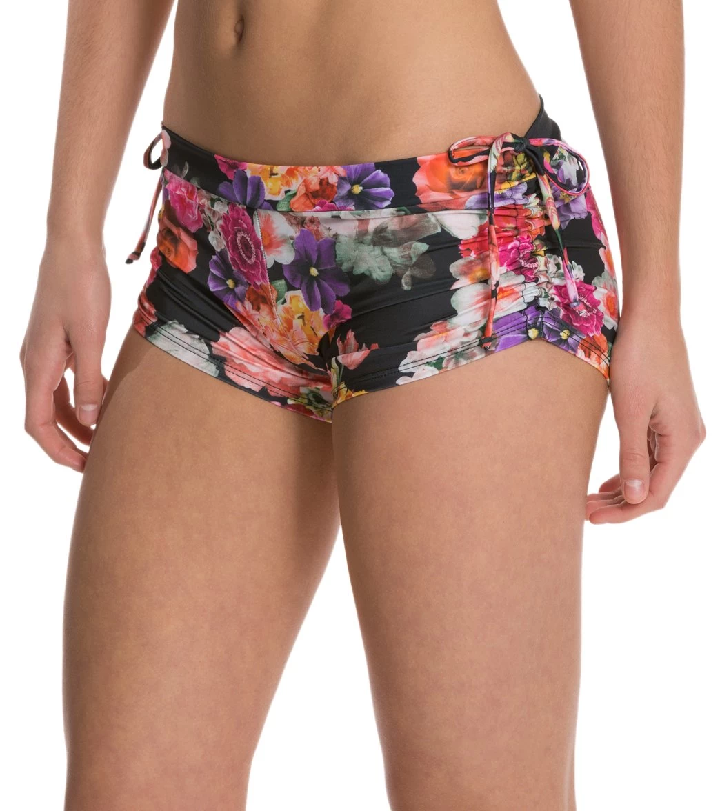 Onzie Side String Yoga Shorts Kimono