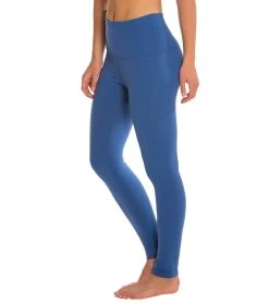 Beyond Yoga Take Me Higher Long Yoga Leggings Twilight Blue