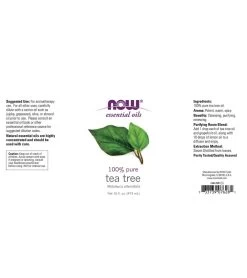 NOW 100% Pure Tea Tree Oil 16 Oz