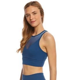 Beyond Yoga Ommmbre Mesh Yoga Bralet Amalfi Coast