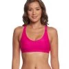 Onzie Weave Yoga Sports Bra Summer Rose