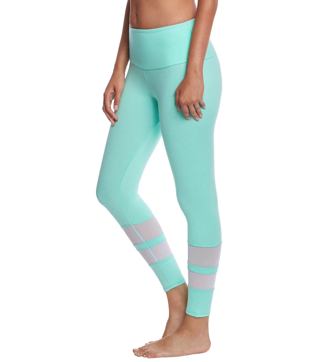 Onzie 7/8 Racer Yoga Leggings Jade