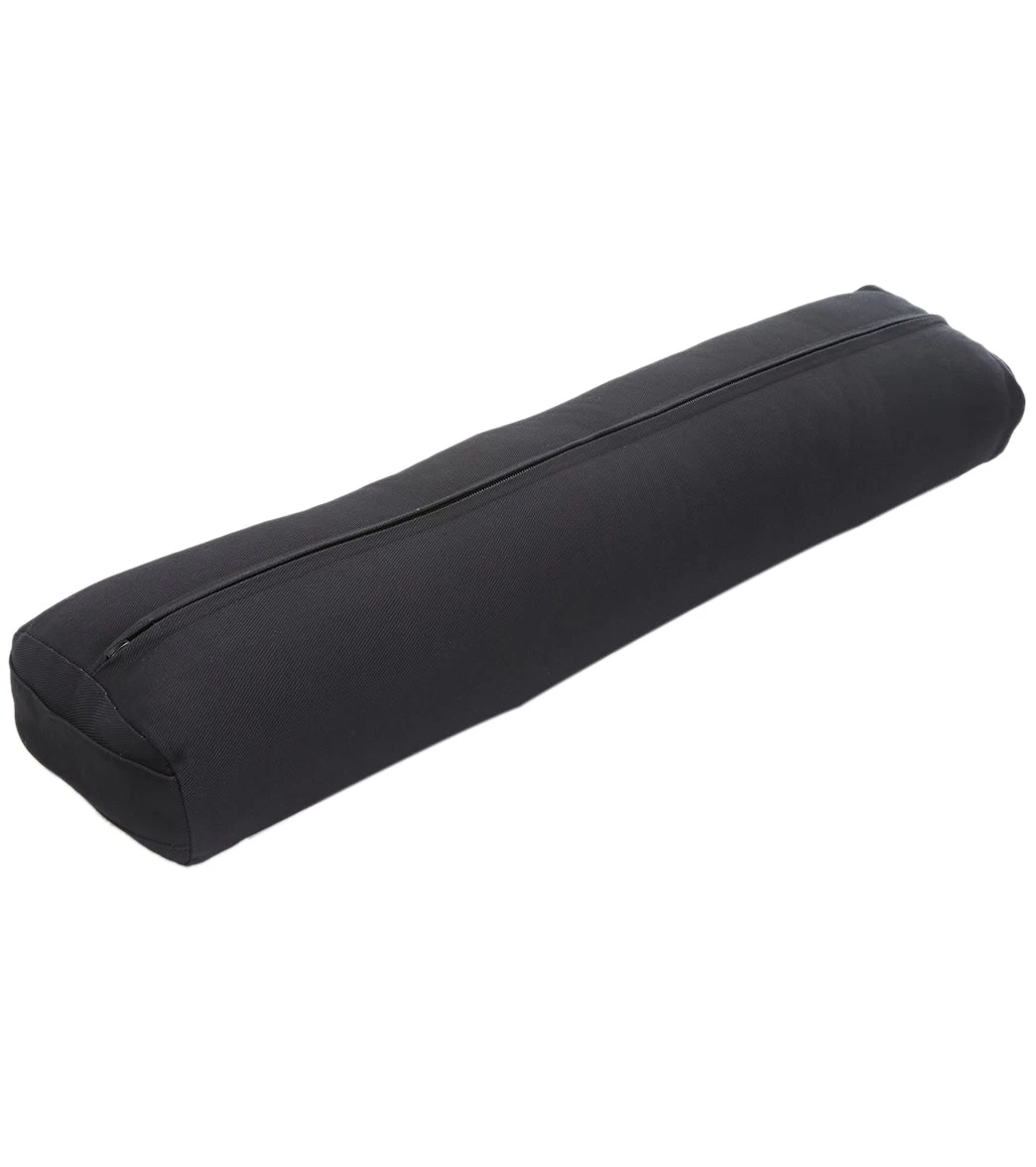 Everyday Yoga Cotton Pranayama Bolster Black - Image 2