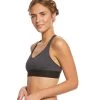 Onzie Y Back Yoga Sports Bra Slate Grey /Black