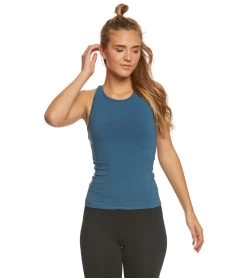 Hard Tail Open Back Support Tank Top River