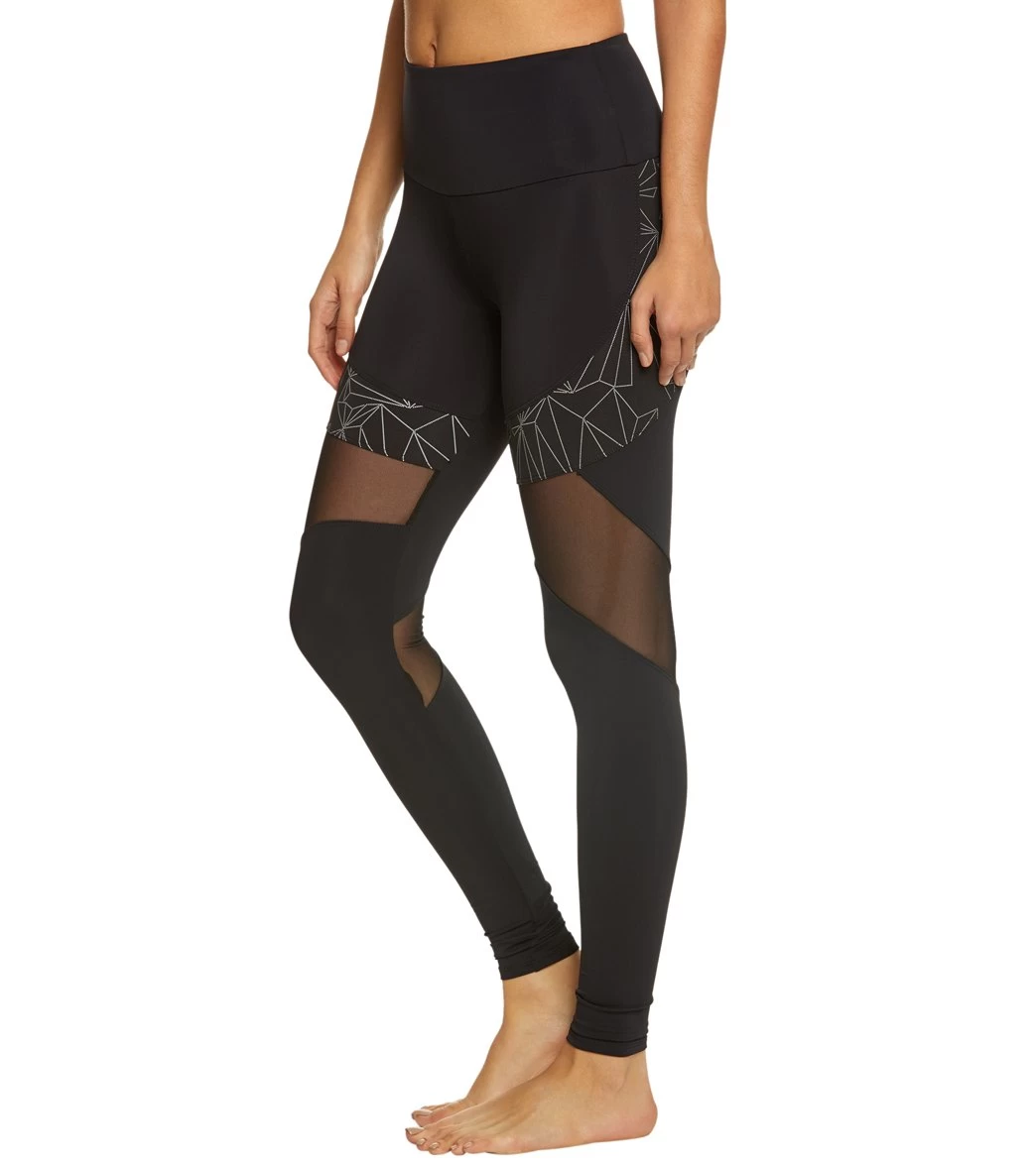 Onzie High Waisted Royal Yoga Leggings - Image 2