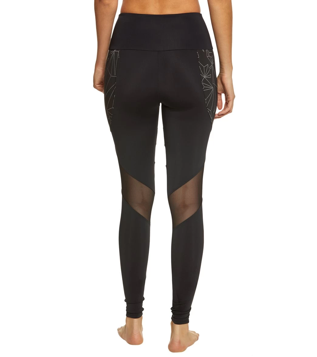 Onzie High Waisted Royal Yoga Leggings - Image 3