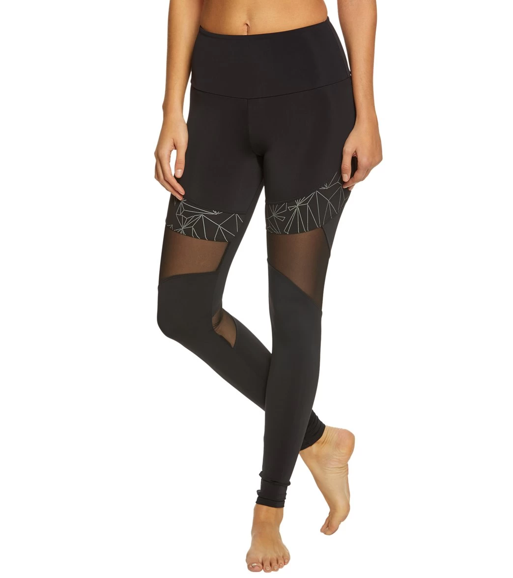 Onzie High Waisted Royal Yoga Leggings - Image 6