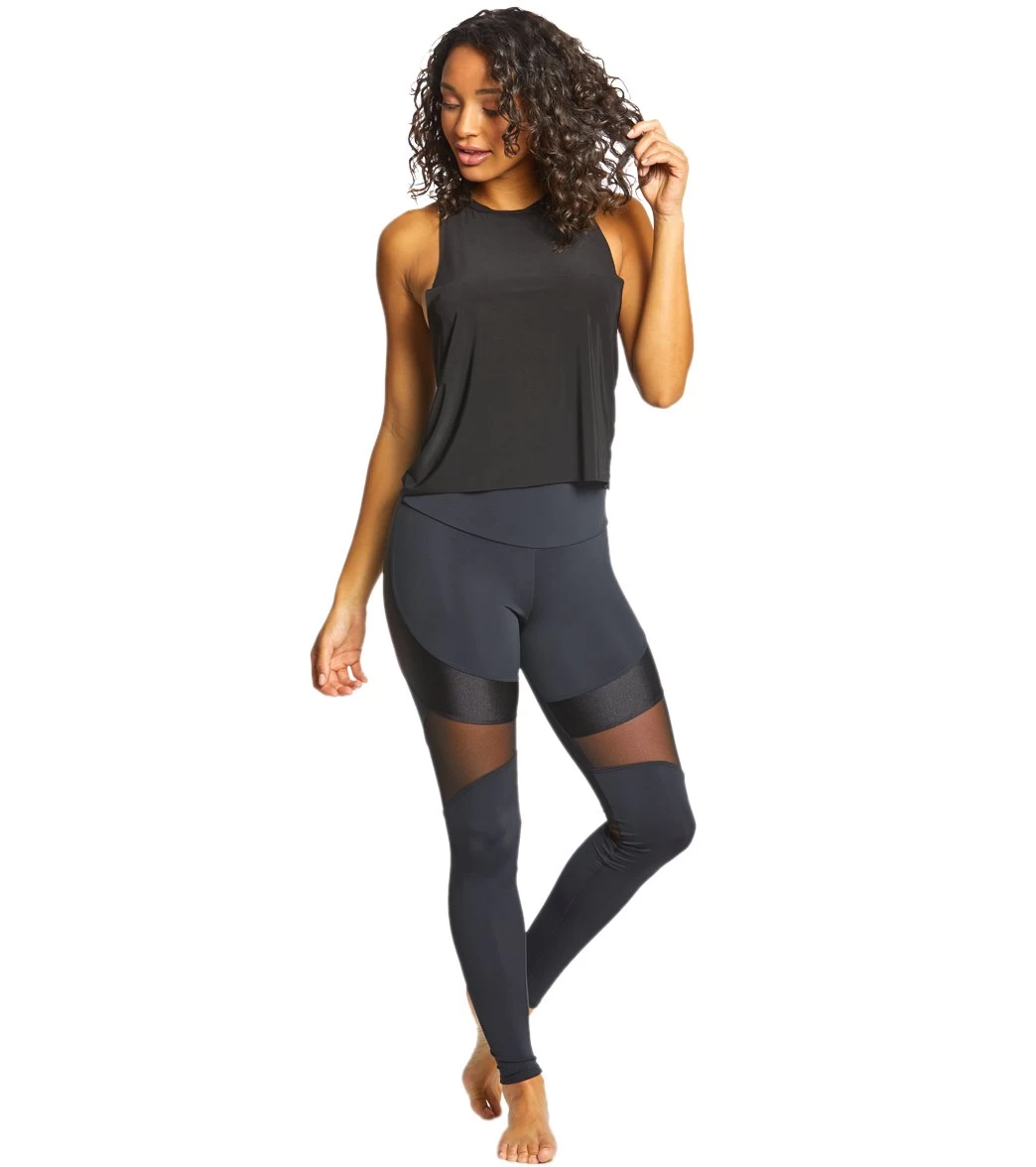 Onzie High Waisted Royal Yoga Leggings - Image 15