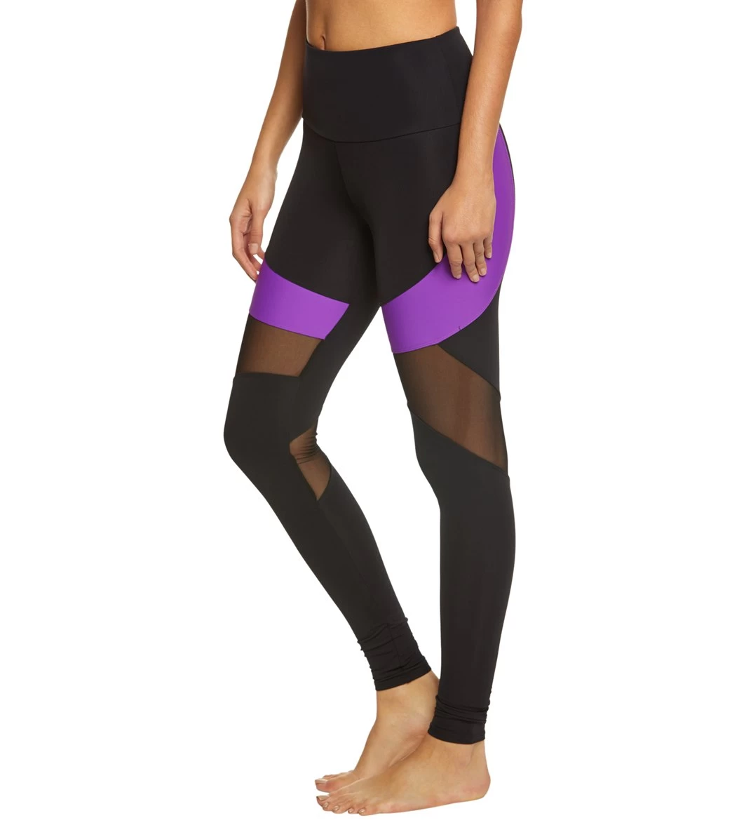Onzie High Waisted Royal Yoga Leggings - Image 8