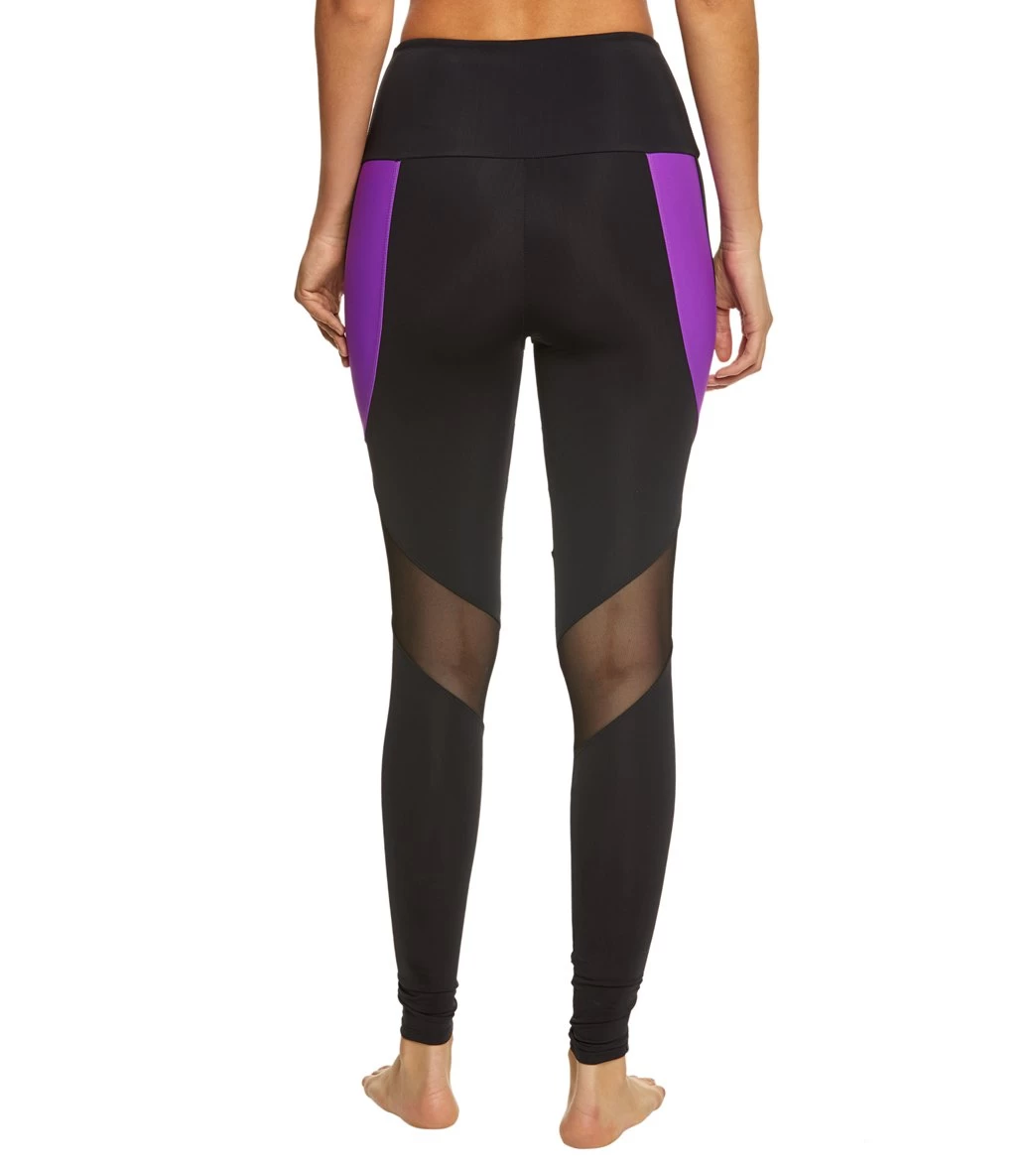 Onzie High Waisted Royal Yoga Leggings - Image 9