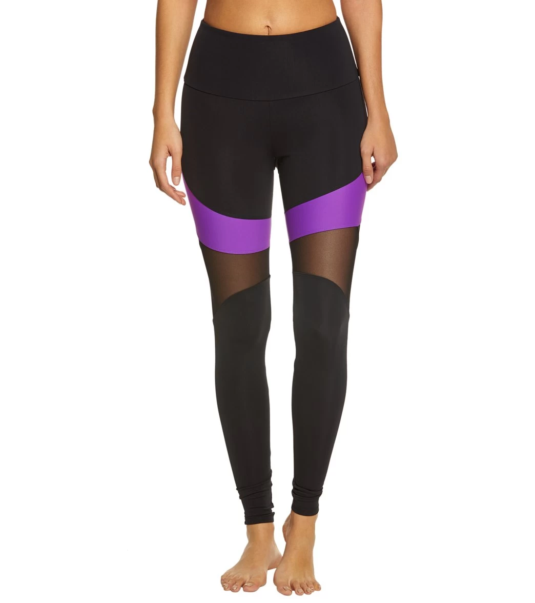 Onzie High Waisted Royal Yoga Leggings - Image 11