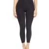 Onzie Side Runner Yoga Leggings Black/Silver