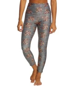 Onzie Side Runner Yoga Leggings Decco