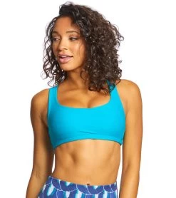 Onzie Mudra Yoga Sports Bra Ocean