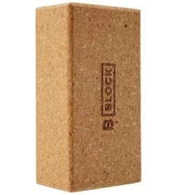 B Yoga Cork Yoga Block 3 Inch