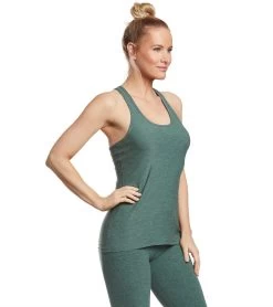 Beyond Yoga Travel Lightweight Racerback Tank Aloha Green/Dark Tropic